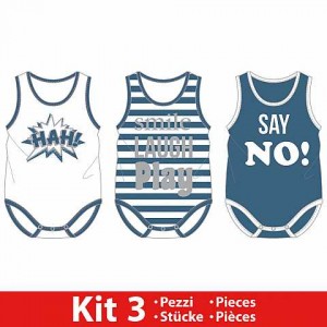 Baby Romper (Sleeve Less).Fabrication 01: 100% Cotton 1X1 Rib, 160 GSM.Unit Price: $1.05/Pc